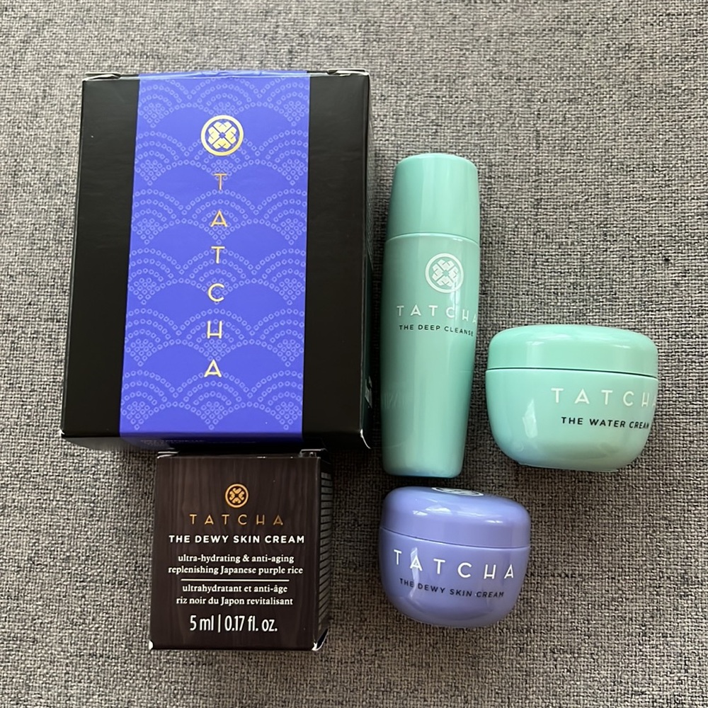 Tatcha cleanse and cream duo